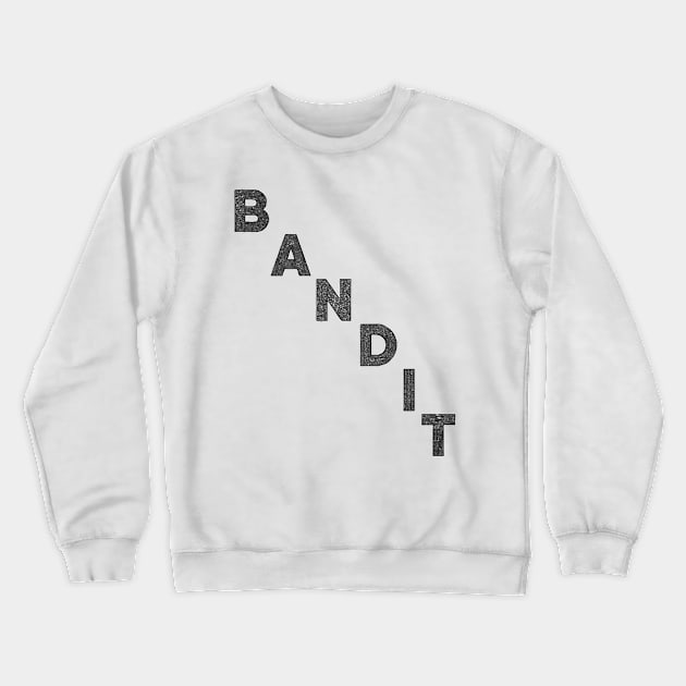 Bandit Crewneck Sweatshirt by FifthBaseShirts